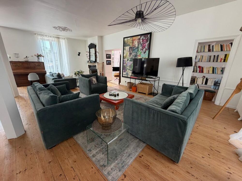 Vente Maison LUCON (85)- COEUR DE VILLE - DEMEURE BOURGEOISE XIX D'EXCEPTION 5 CHAMBRES AVEC PISCINE SUR PARC 1440M² Lucon