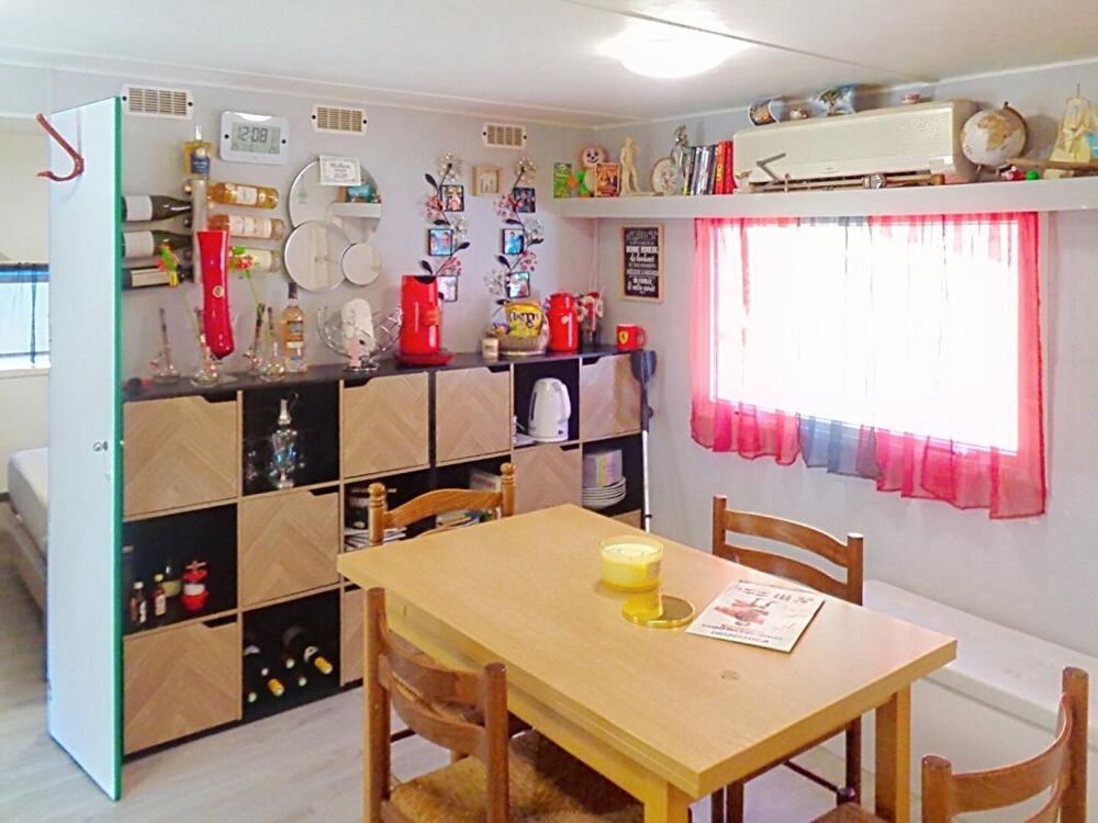 Beauzac(43), mobil - home de 26 m2 habitables, 1 chambre, sur 138 m2 de terrain