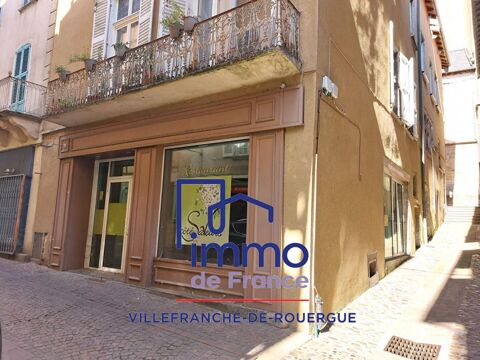 Commerce rénové, charme et caractère 105m² + cave voutée 45000 12200 Villefranche de rouergue