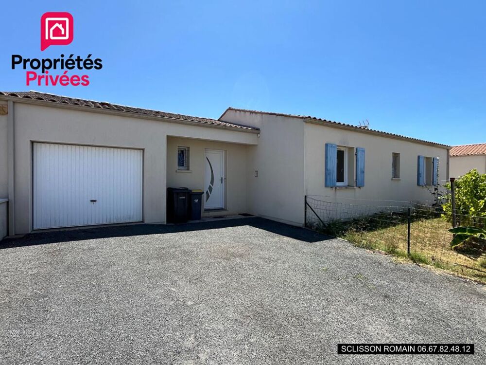 Maison plain-pied non mitoyenne - 4 pièce(s) - 96 m2 - 3 chambres - garage -jardin PRIX 218 379 HAI