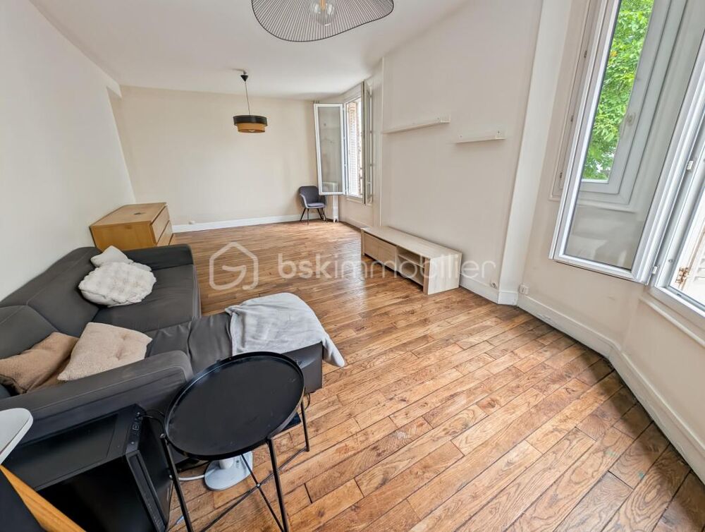 BEL APPARTEMENT F2 (F3 possible) VINCENNES CENTRE: CACHET ET LUMINOSITE! 6 MINUTES A PIEDS DE L'AVENUE DU CHATEAU, DE LA MAIRIE,