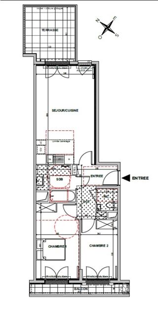  Appartement � vendre 3 pi�ces 61 m�