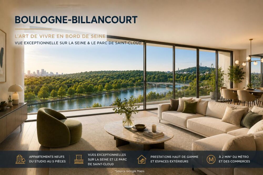 Vente Appartement Charmant T3 à 2 minutes à pieds du métro avec superbe terrasse ! Boulogne billancourt