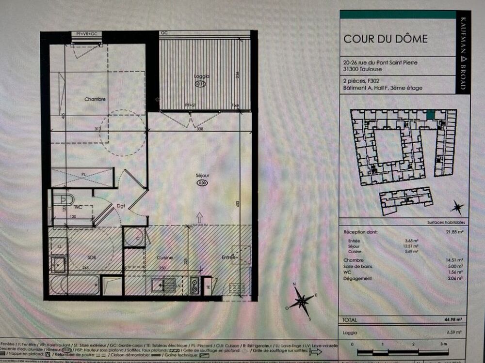 Location Appartement Appartement de 47m2 à louer sur Toulouse Toulouse
