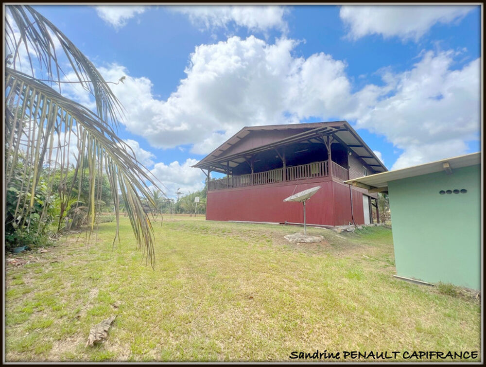 A VENDRE A KOUROU (97310 Guyane Française) UNE MAGNIFIQUE MAISON DE CAMPAGNE T4 DE 103 m² SUR UN TERRAIN DE 5000 m² - AU PRIX DE