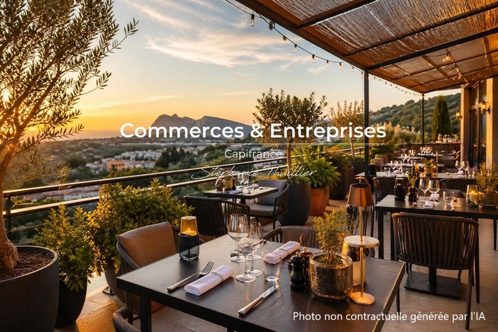   Fonds de commerce Restaurant bistronomique méridional terrasse panoramique à céder à PLAN DE CUQUES (13) 
