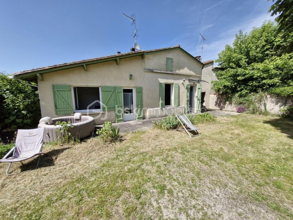 Charmante maison en pierre de 115m2 avec garage et dépendance sur son terrain clos de 800m2 à Camps-sur-l'Isle