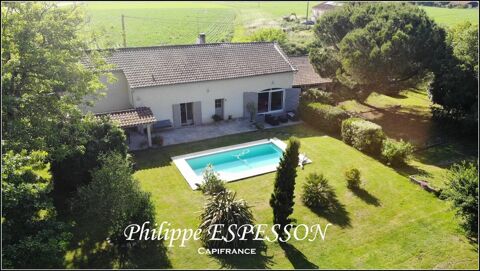   MAGNIFIQUE CORPS DE FERME 205 M2 AVEC UN PARC DE 3000 M2 A FOURQUES SUR GARONNE Maison - 8 pi�ce(s) - 205 m�