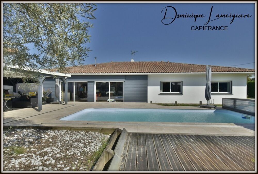 Vente Villa PROCHE DAX ( 10 mn côté EST ) - MAGNIFIQUE VILLA T7 de 2007 Plain Pied - PISCINE - 4 SALLES D'EAU Dax