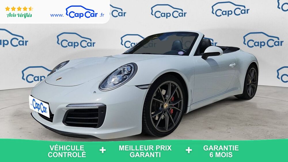 911 Cabriolet 991 3.0 420 PDK Carrera S - Automatique 2016 occasion 17220 La Jarrie