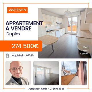  Appartement  vendre 5 pices 116 m
