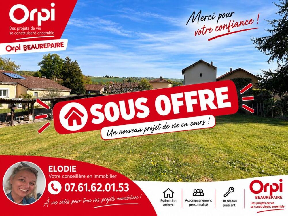 Maison avec terrain constructible