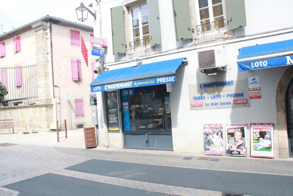   Fonds de commerce à vendre LIMOUX (11)  .Tabac presse loto pmu- Vente rapide. Opportunité.EBE de 139 KE- Magasin de 137 m²  réce 