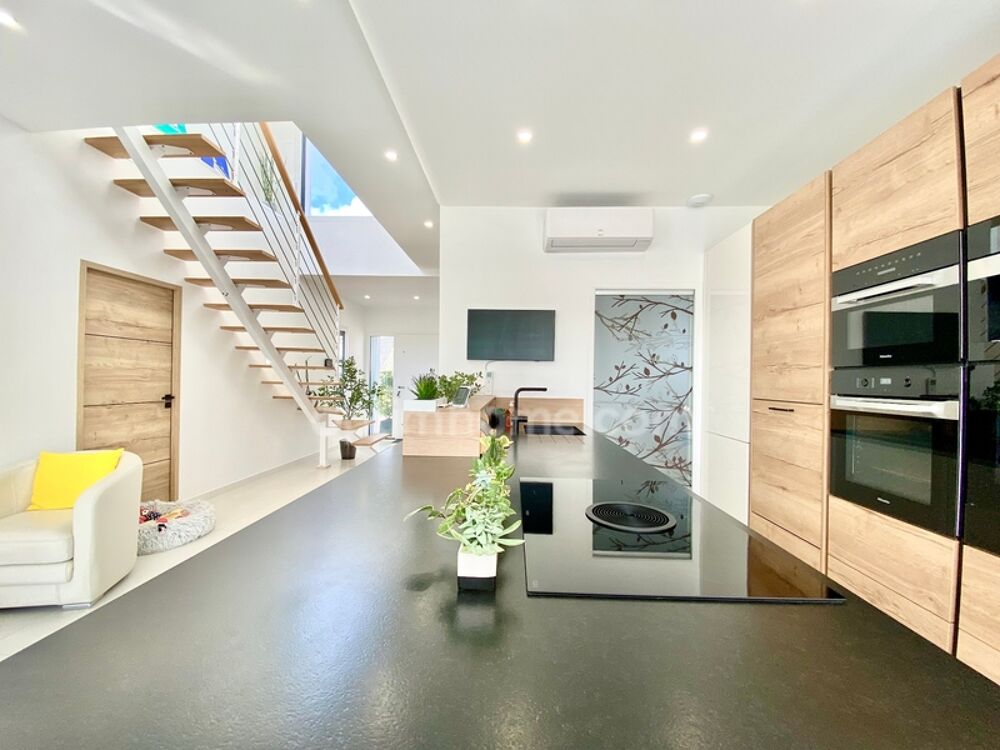 Vente Maison HONFLEUR - Très belle maison contemporaine individuelle aux prestations haut de gamme -  Garage - Terrasses Honfleur