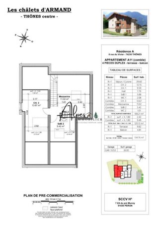  Appartement � vendre 3 pi�ces 79 m�