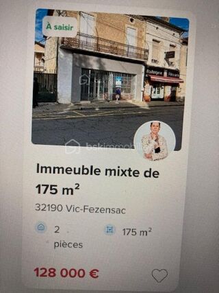  Immeuble  vendre 2 pices 175 m