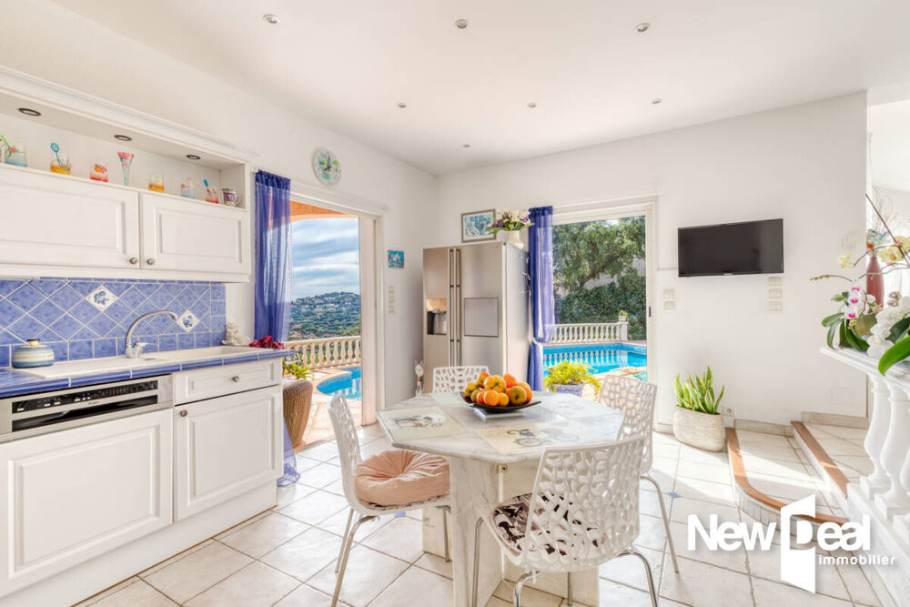 Villa d'architecte 4 chambres, piscine, vue mer et golf, Sainte Maxime