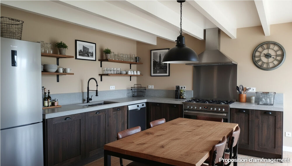 Vente Maison Maison de bourg  169m2, 1 760 m² de jardin)+ Local indépendant Nieul le virouil