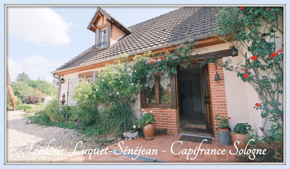 Vente Maison Propriété 9 pièces, piscine couverte, étang, dépendances sur 8 500 m² de terrain arboré à vendre à CHAON (41) Chaon