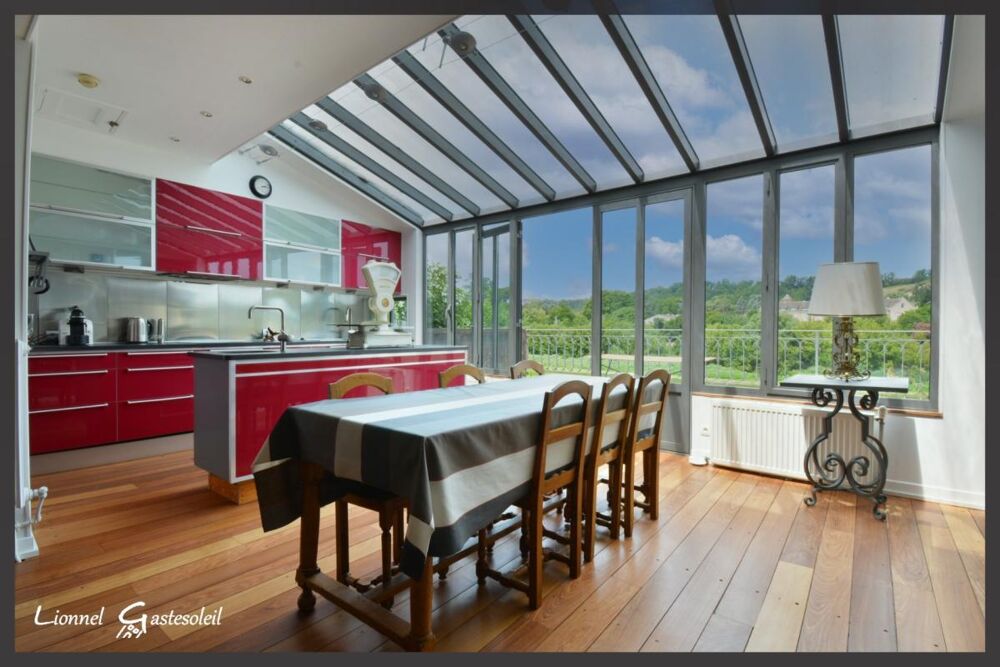 Maison de ville de caractère à vendre 3 à 4 chambres avec vue sur la Dordogne à SAINTE FOY LA GRANDE (33)
