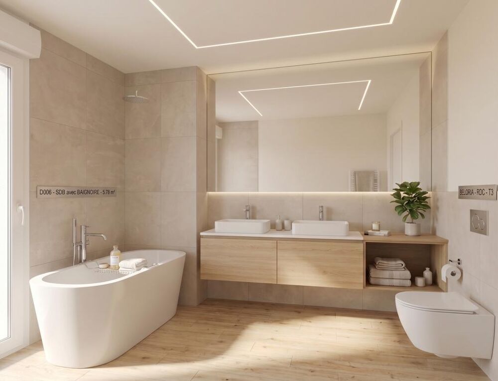 Vente Appartement ANDRÉSY – T3 NEUF AVEC GRAND JARDIN PRIVATIF A DEUX PAS DE LA GARE Andresy