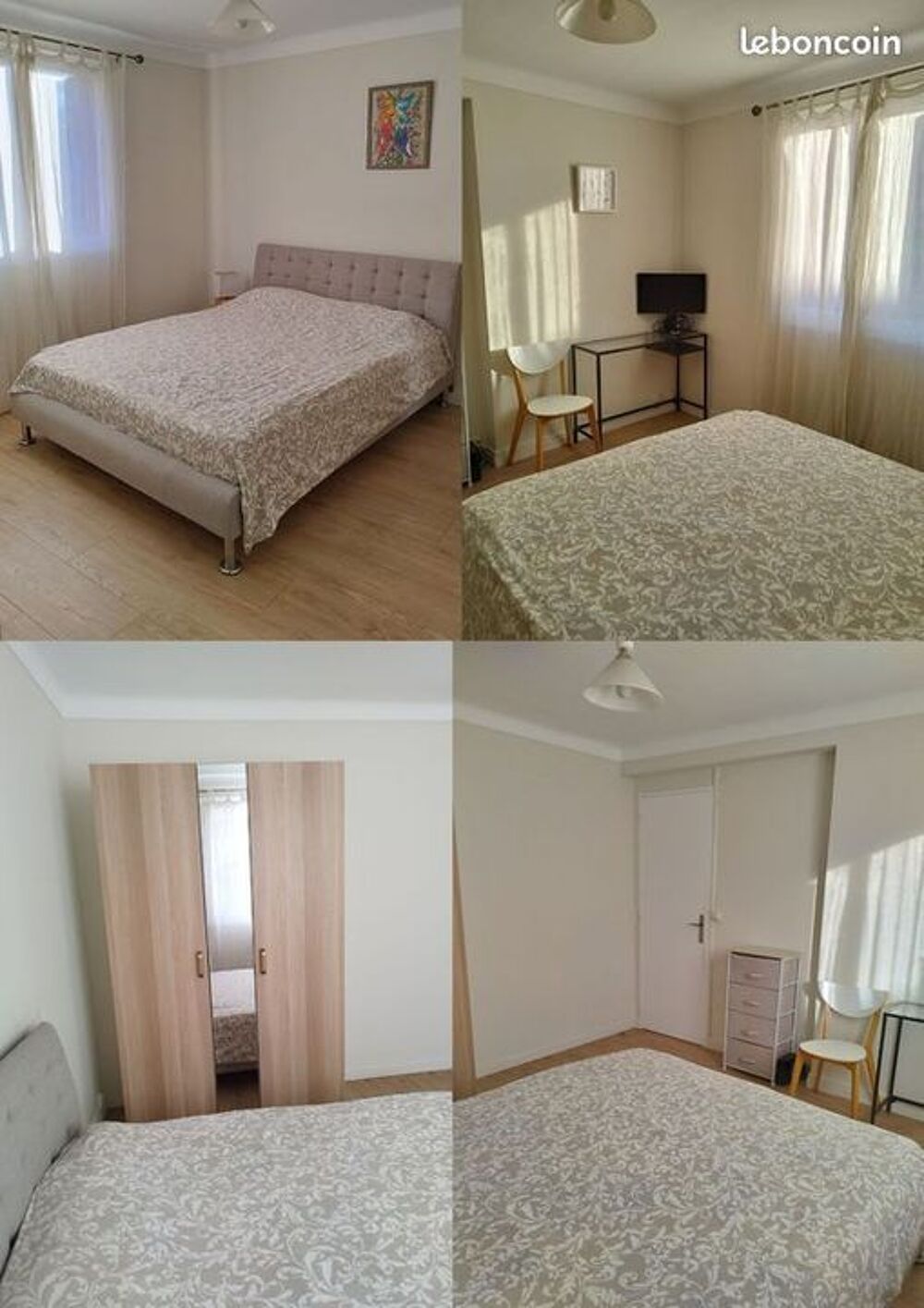 Chambre de 12m2 à louer sur Cagnes-sur-Mer