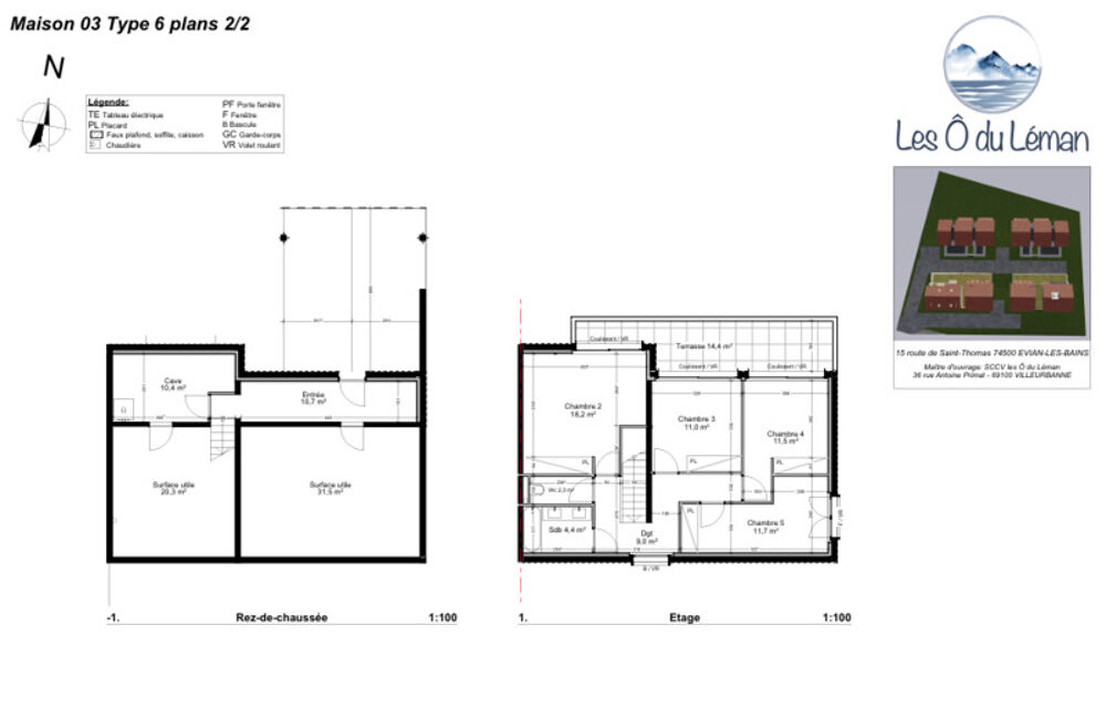 Vente Maison maison à vendre 6 pièces 210m² EVIAN LES BAINS (74) Evian les bains