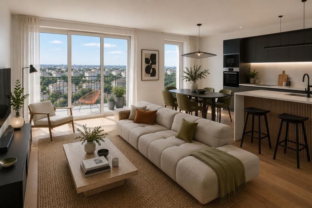 Vente Appartement ÉTAGE ÉLEVÉ - DEUX BALCONS - TRAVERSANT - PARKING Bordeaux