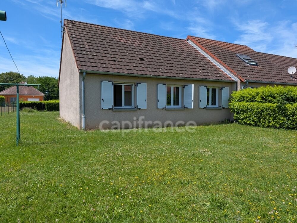 Vente Maison Maison de plain-pied au calme à Branges – 65 m², 2 chambres, terrain 436 m², proche Louhans (5 min) Branges