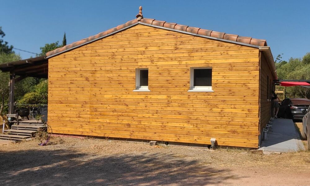 Exclusivité Maison à Ossature Bois D'environ 86 m2 , 3 pièces à LE CANNET DES MAURES (83340)