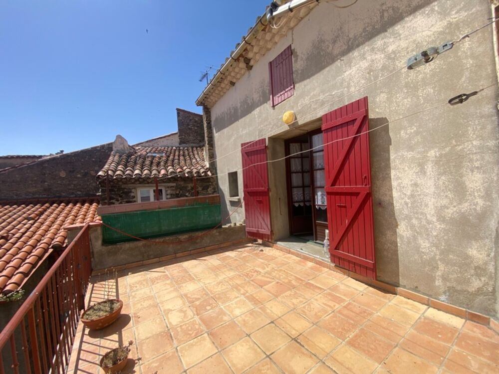 Vente Maison Dpt Pyrénées Orientales (66), à vendre proche ESTAGEL maison 2 appartements avec terrasses à rafraichir Estagel