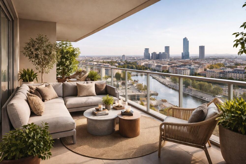 Vente Appartement **14ÈME ÉTAGE - LUMINOSITÉ EXCEPTIONNELLE - VUE DÉGAGÉE - BELLE VUE - SPLENDIDE APPARTEMENT 2 PIÈCES À PROXIMITÉ DES TRANSPORTS Lyon 2