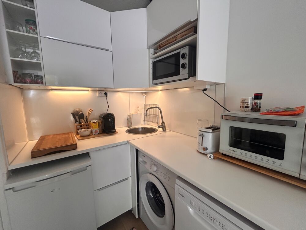 Vente Appartement Appartement à vendre 1 pièces SETE (34) Studio cabine parfait état rez de jardin parking Sete
