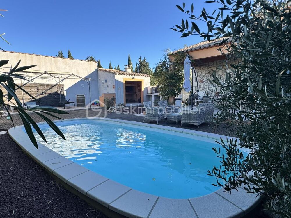Vente Villa VILLA DE PLAIN-PIED – ENVIRON 140 M² – TERRAIN D'ENVIRON 2000 M² – PISCINE – CUISINE D'ÉTÉ – GRAND GARAGE Montseret