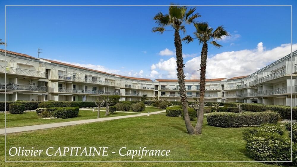 Dpt Hérault (34), à vendre FRONTIGNAN-PLAGE appartement T3 de 51 m² - Plain pied- Front de mer