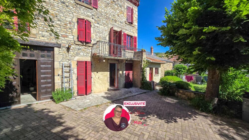 Vente Maison Maison de caractère en pierres, 152 m² , Jardin, terrasse et dépendances , proche Issoire Sauvagnat sainte marthe