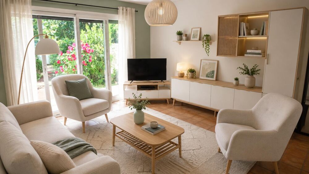 Maison 4 pièce(s) de 91 m2 avec 3 chambres et 1 garage