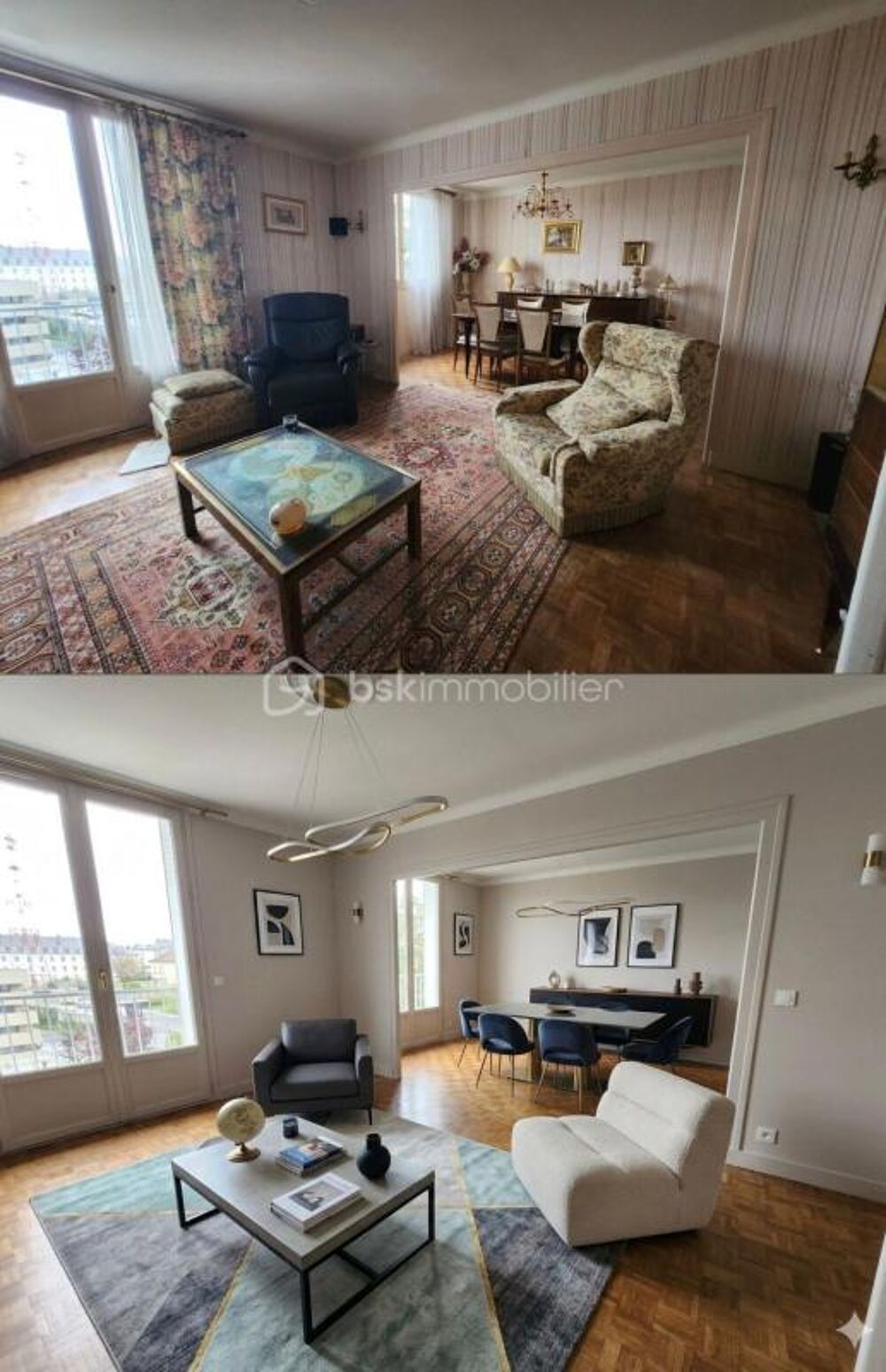 Appartement T4 de 74 M2 à NANTES avec un garage et une cave