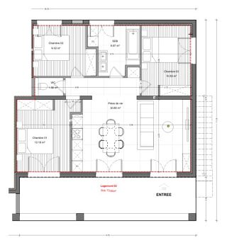  Appartement � vendre 4 pi�ces 73 m�