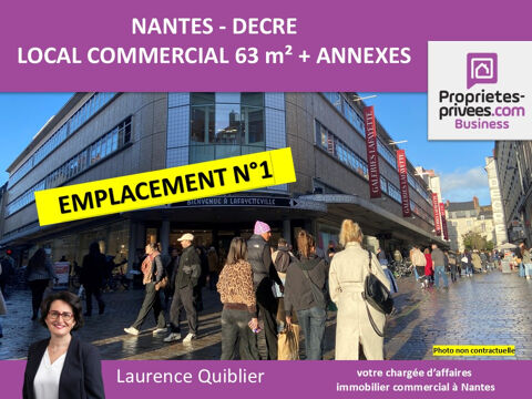 44000 NANTES  DECRE - BAIL A CEDER, LOCAL 63 m&sup2;  + APPARTEMENT + RESERVE 89600 44000 Nantes