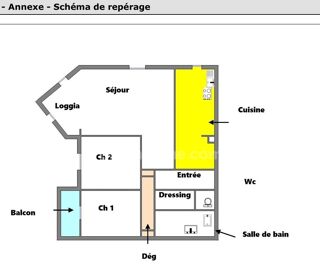  Appartement � vendre 3 pi�ces 65 m�