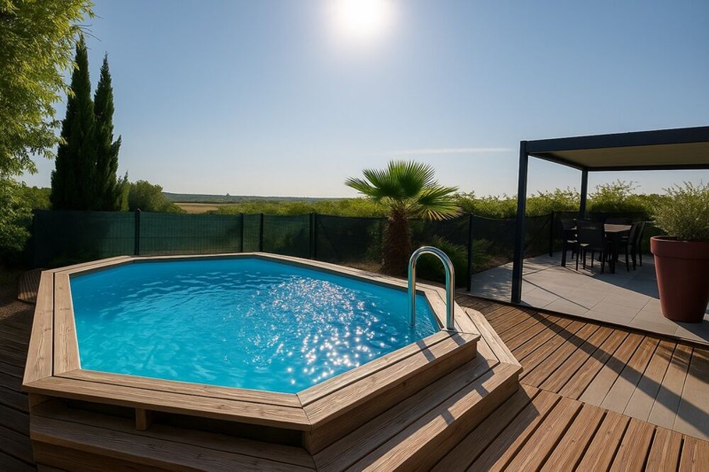 Villa contemporaine 4 chambres avec piscine à 5 min de Servian