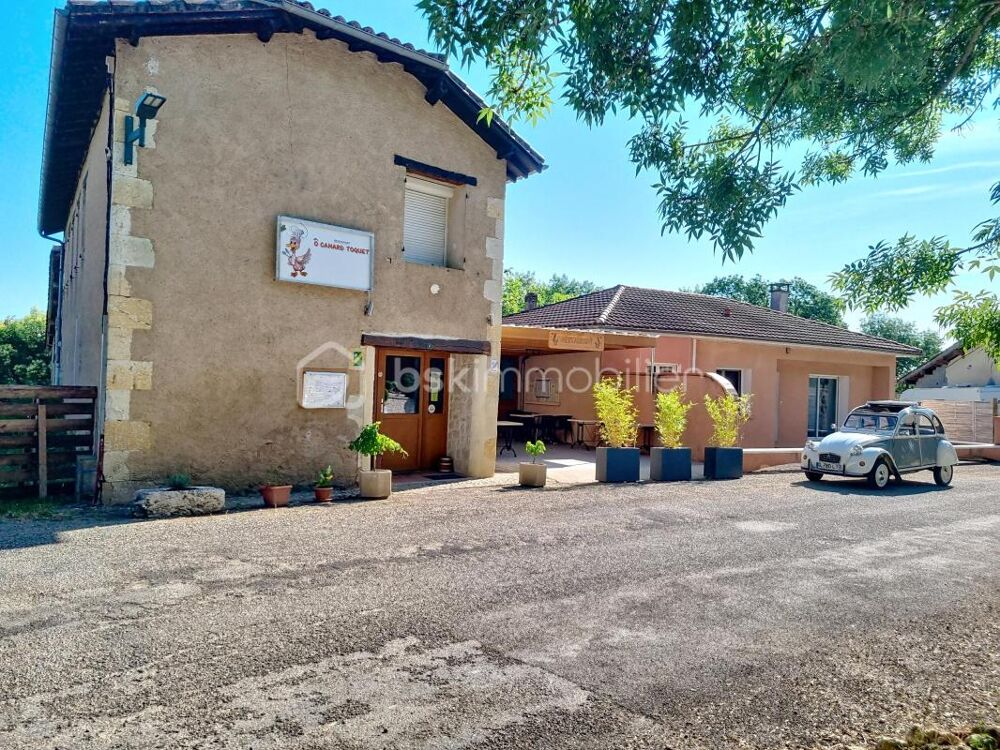 Vente Immeuble Ensemble Immobilier à  32500 Urdens  (Immeuble de rapport)  : T3 Rénové + local commercial (Restaurant Clé en Main) Fleurance