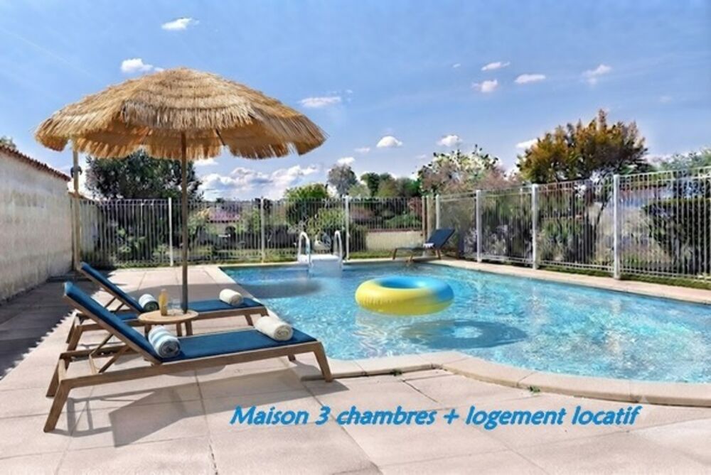 Vente Maison Maison à vendre 6 pièces ANGOULEME (16) maison 3 chambres + Studio et piscine sur terrain de 1150 m2 Angouleme