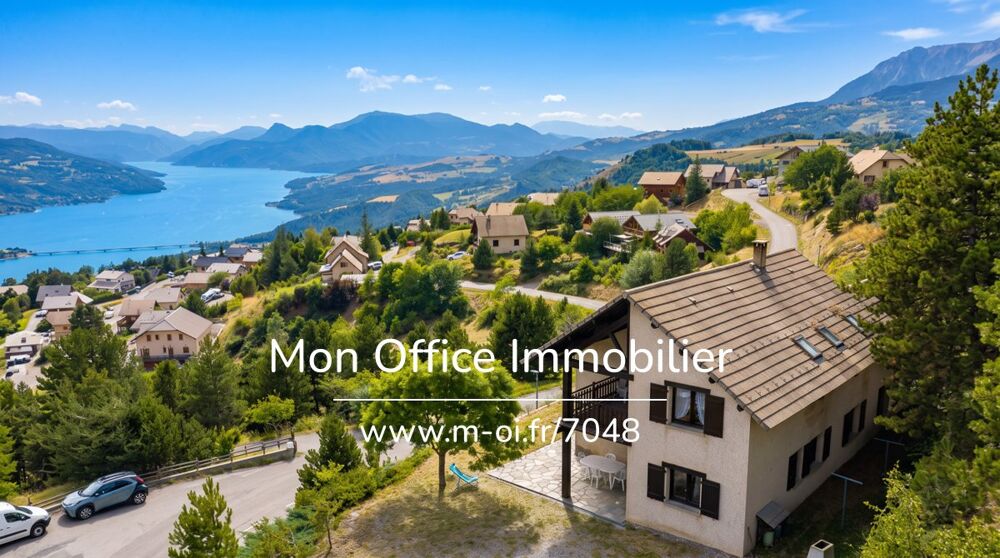 Vente Maison Référence : 7048-EBO. - Maison T5 vue lac de Serre Ponçon avec double garage Puy sanieres