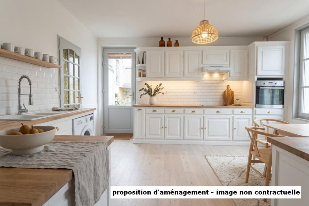 Maison rénovée avec dépendance et cour close - Charme, volumes et potentiel
