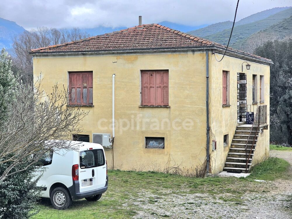 Vente Maison Maison 5 pièces, 4 chambres, grand garage de 100 m2, atelier, terrain de 4186 m2 c0nstructible à FRANCARDO (20236) Omessa