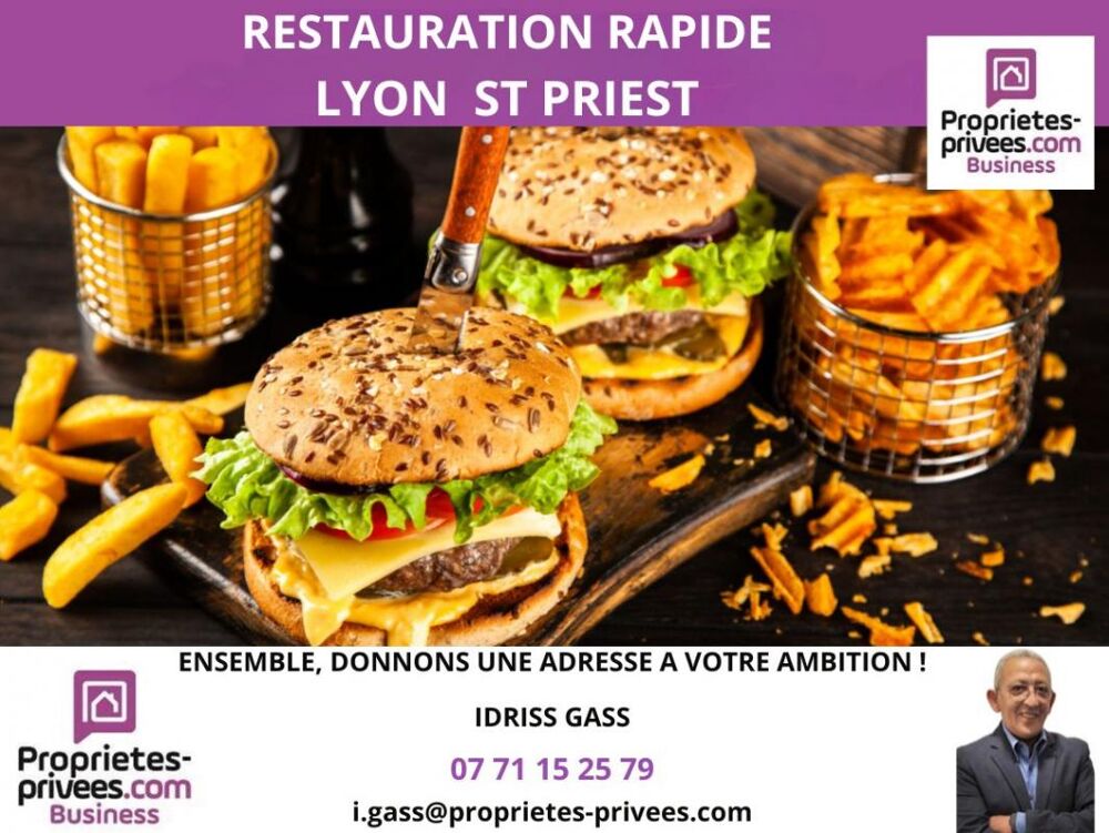   SAINT PRIEST - RESTAURANT, RESTAURATION RAPIDE 150 m² 