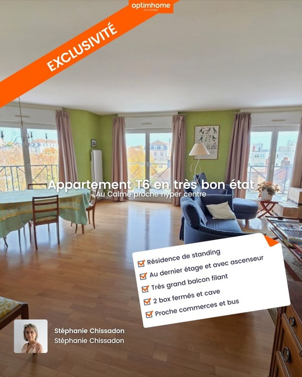 Appartement 6 pièces 130 m² · à Limoges · 130 m² · 285 000 €