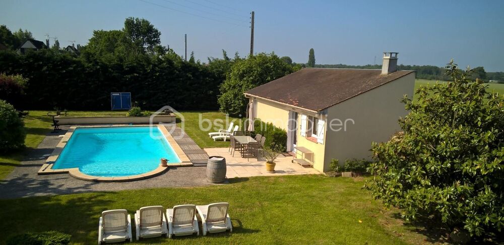 Coup de Coeur à Ervauville : Longère avec Piscine, Studio, et Vue Exceptionnelle  Idéal Famille ou Gîte